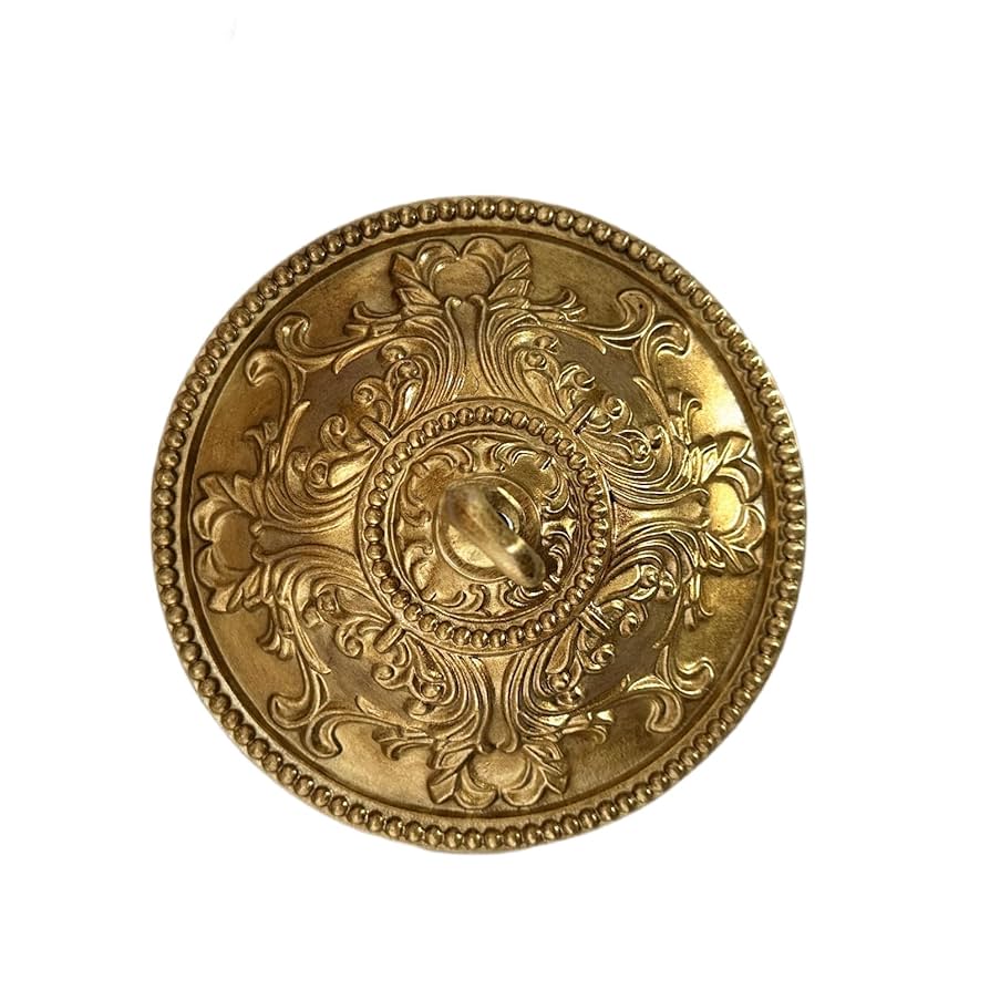 hakkacandyland　0710 BEQUZON 5.9 inches Chandelier Brass Canopy, Mounting Plate